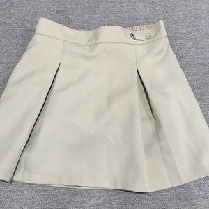 Tan school girl skirt